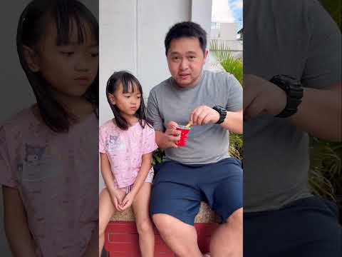 Daughter pranks dad ???❤️???✅