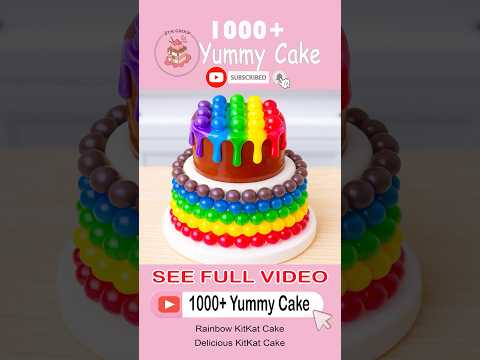 Amazing KitKat Cake Dessert #shorts #trendingshorts #1000yummycake #5tmminiaturecake #viralvideo