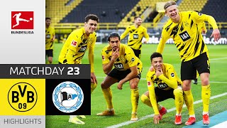 Borussia Dortmund — Arminia Bielefeld | 3-0 | Highlights | Matchday 23 – Bundesliga 2020/21