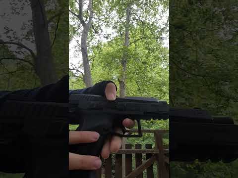 Havalı Tabanca Asg cz75 p-07 duty blowback atış testi. #asgaming #actiongames #cz #shorts #reklam