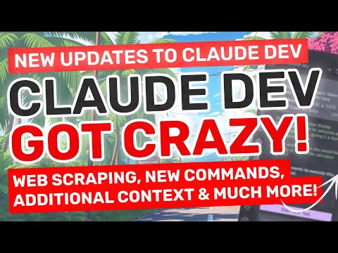 ClaudeDev (Upgraded) : The BEST Coding Agent just got EVEN BETTER! (New Commands, Web Parser, etc.)