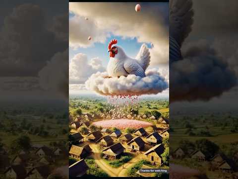 Kisan Ke Murgi Ne kiya Ando Ke Barish🐔#trending #viral #ai #shorts #murgi #kisan