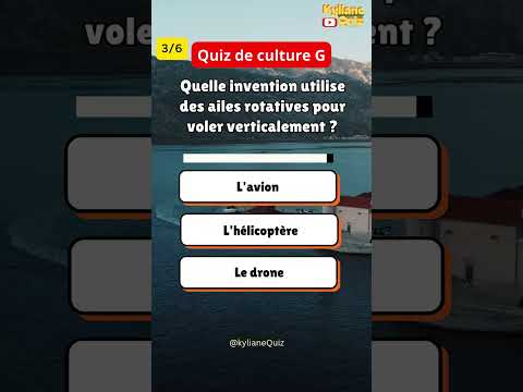 Top quiz de culture générale #quiz #educational #saviezvousque #science #film #education #français