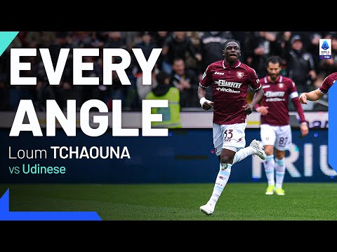 A wonderful curler from Tchaouna | Every Angle | Udinse-Salernitana | Serie A 2023/24