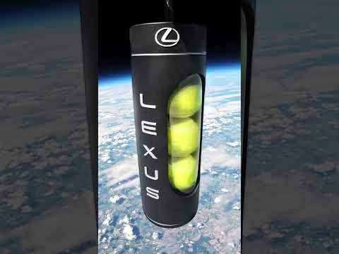 Tennis balls from space.