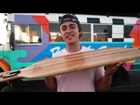 Brandon DesJarlais Reviews the Magneto Bamboo Cruiser Longboard