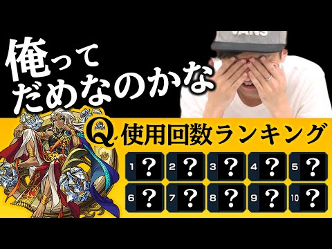 【モンスト】金剛夜叉明王の使用回数ランキングが謎すぎて絶望【モンスト/よーくろGames】