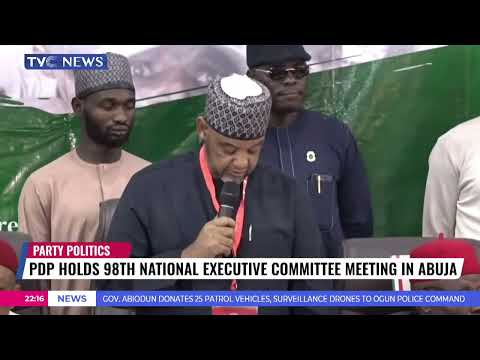 PDP Holds 98th National Executive Committee Meeting In Abuja