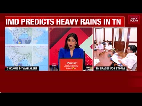 Cyclone Dithwa Alert: Tamil Nadu & Andhra Brace for 70-90 kmph Winds, NDRF Deployed | India Today
