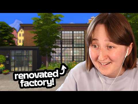 Building a RENOVATED FACTORY in The Sims 4