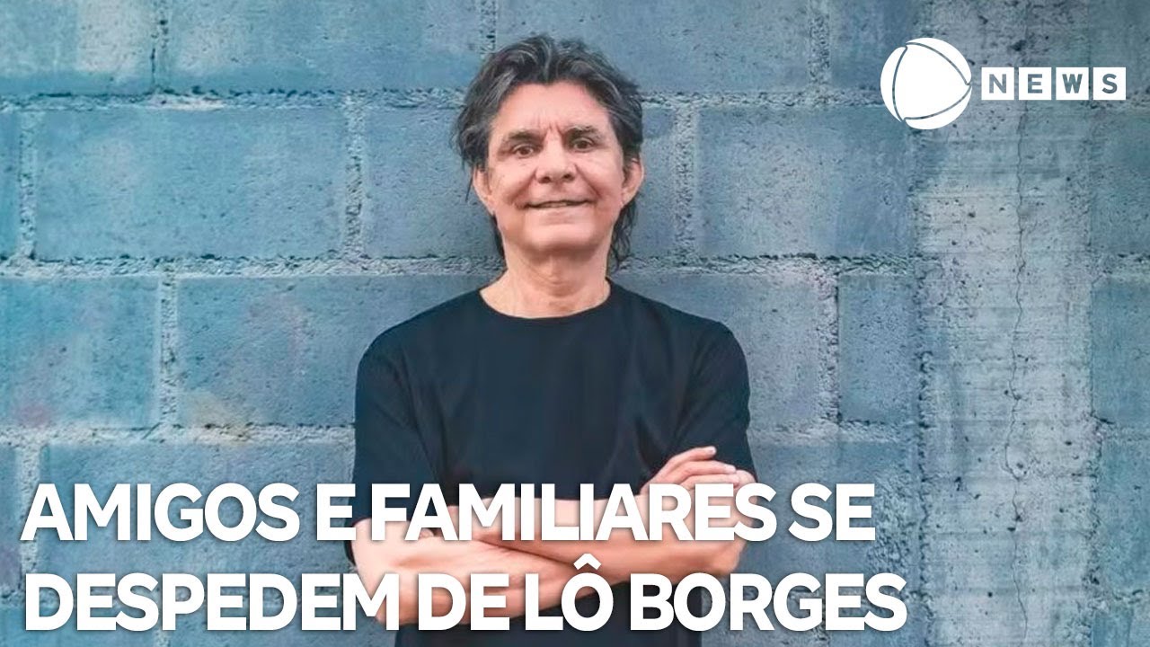 Amigos e familiares se despedem de Lô Borges TV Online Amigos e familiares se despedem de Lô Borges