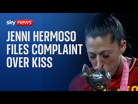 Spanish footballer Jenni Hermoso files complaint over 'unsolicited kiss' at Women's World Cup