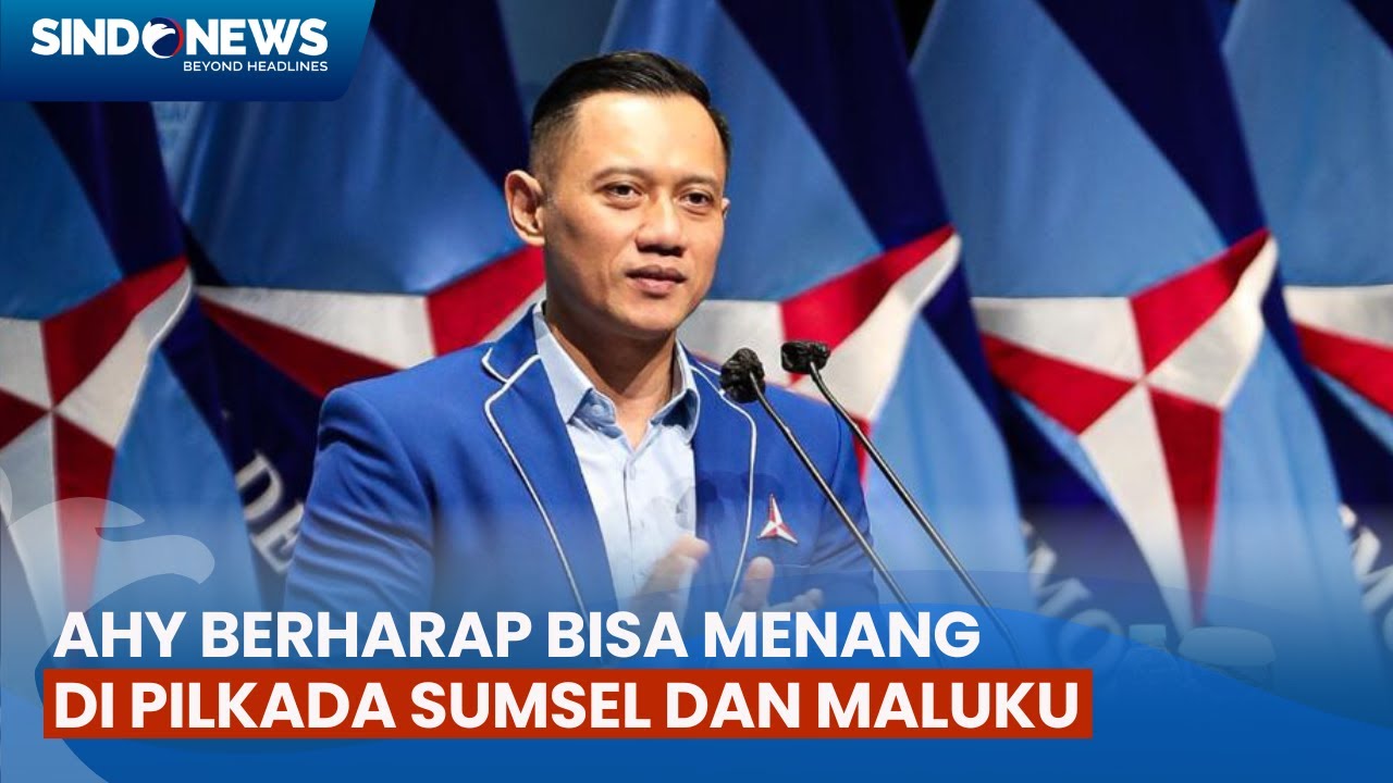AHY Berikan Surat Rekomendasi Demokrat untuk Cagub-Cawagub Sumsel dan Maluku