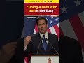 Rubio Admits Iran Deal Will Be Hard As Tensions Surge In Middle East #rubio #iranuswar #trending