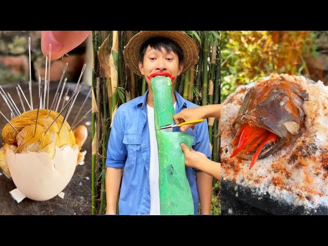 Can long haired eggs also be eaten?| Chinese Mountain Forest Life And Food #MoTiktok #Fyp