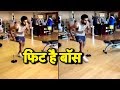Watch Rohit Sharma Sweat It Out In Gym