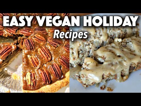 MUST TRY VEGAN HOLIDAY POTLUCK RECIPES! (Savoury & Sweet)