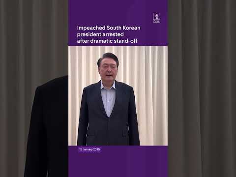 South Korea's former president arrested