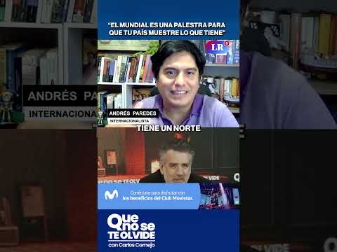 “EL MUNDIAL ES UNA PALESTRA PARA QUE TU PAÍS MUESTRE LO QUE TIENE” | QNSTO #shorts