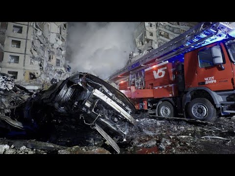 Ataque russo em Dnipro faz mais de uma dezena de mortos
