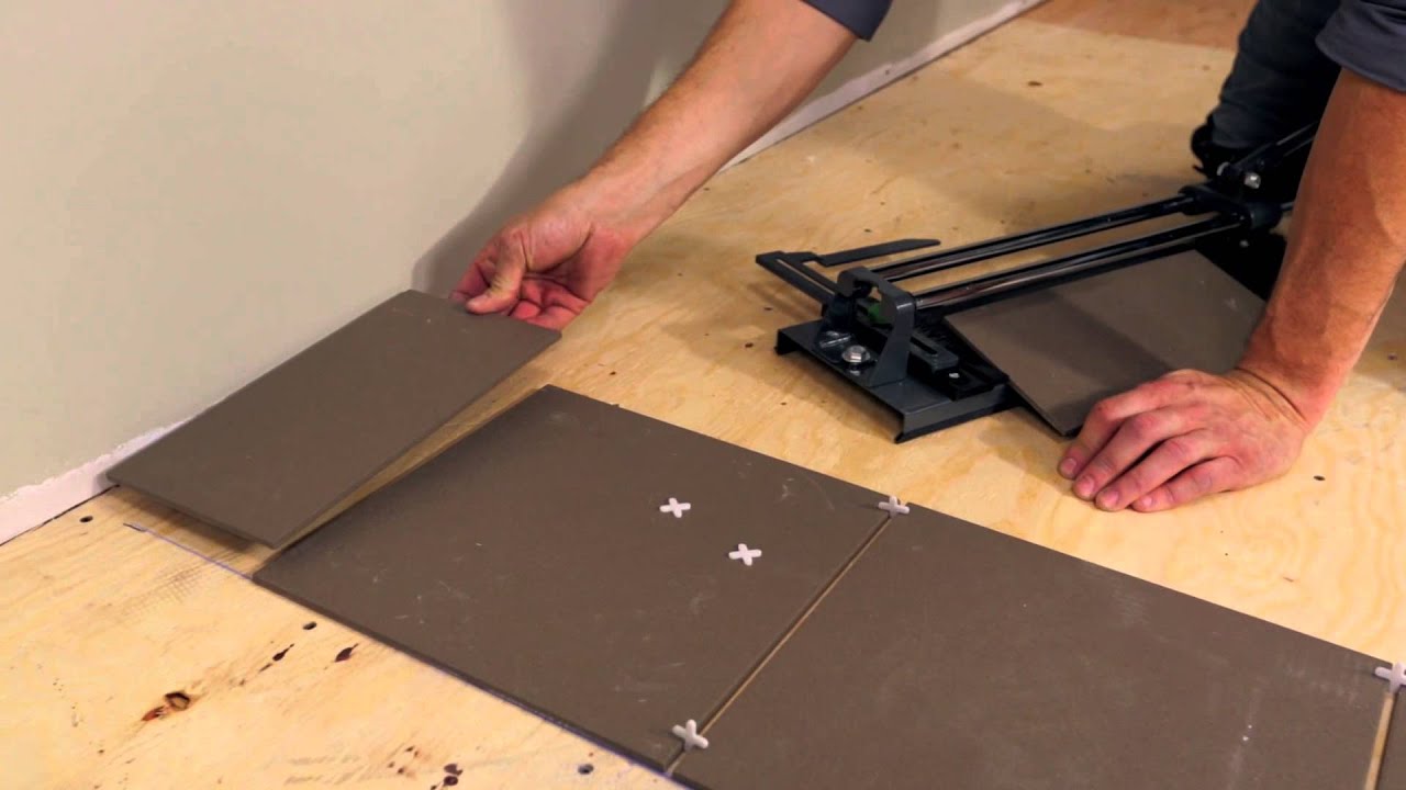 matériaux d'installation de carreaux nécessaires