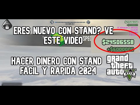 COMO GANAR DINERO CON STAND MODMENU METODOS PARA GANAR DINERO PARA PRINCIPIANTES - GTA V ONLINE 2024