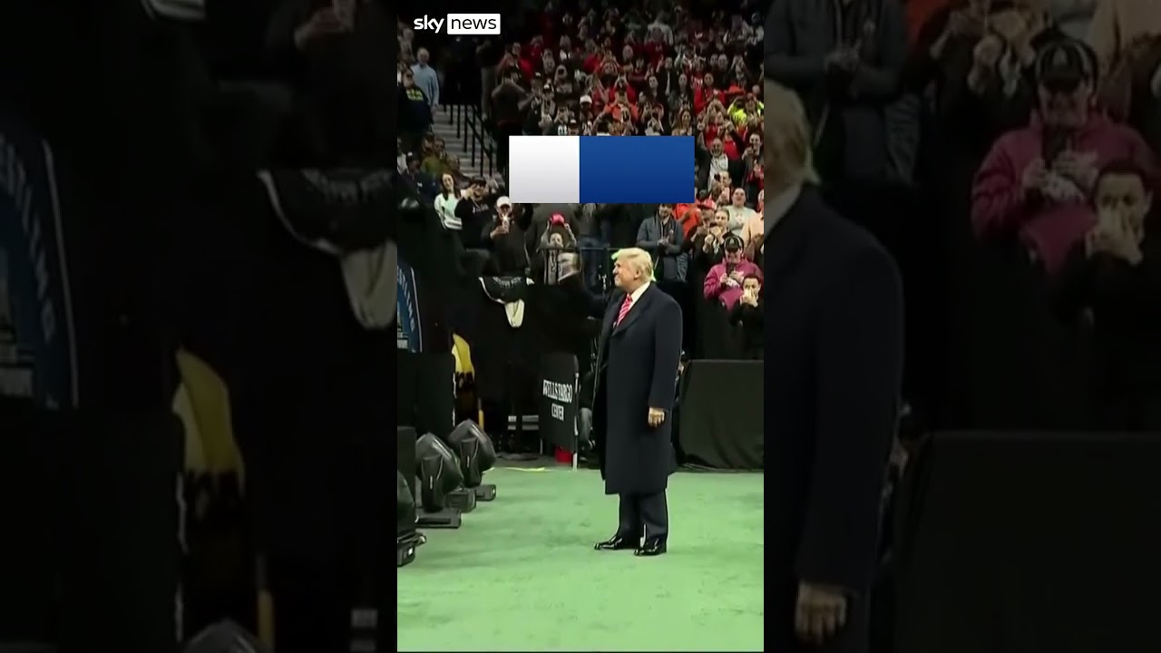 Donald Trump attends wrestling championship
