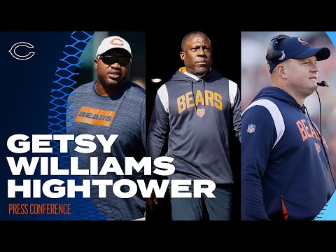 Getsy, Williams, Hightower on preparing for the Lions | Chicago Bears video clip