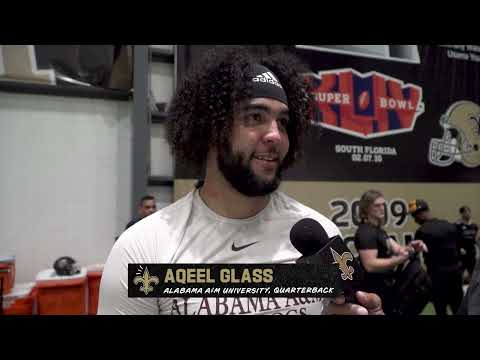 Alabama A&M QB Aqeel Glass | 2022 HBCU Legacy Bowl Interview video clip