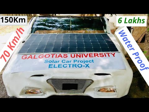 Indian Students Made Solar Electric Car Full Story | Electro-X
