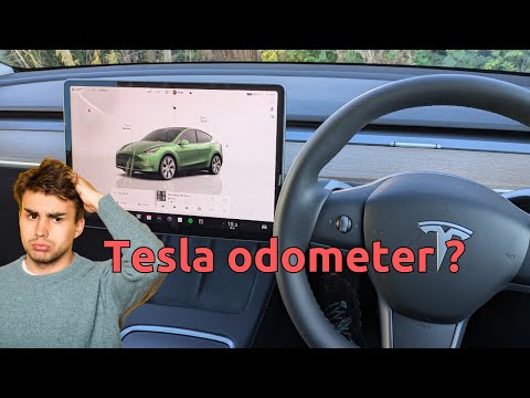 How to find the odometer in a Tesla ?