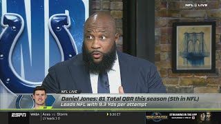 NFL LIVE | "Daniel Jones is the real deal" - Marcus Spears claims Colts are going to win AFC South