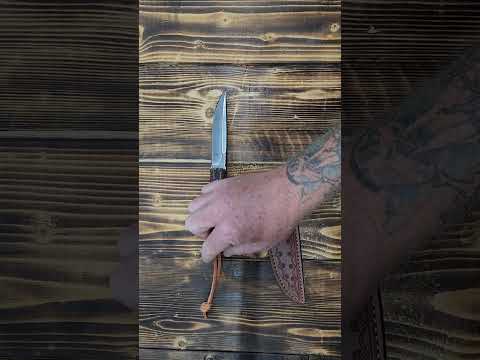 AUBEY Fixed Blade Hunting Knife Full Tang with Leather Sheath for Men, D2 Blade G10 Handle