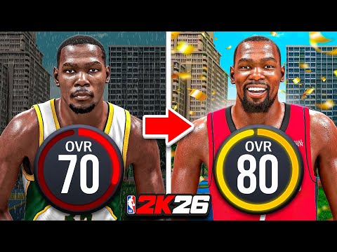 60 TO 99 OVR STREAK HUNTING 6'10 KEVIN DURANT BUILD (NO MONEY SPENT) PART 2