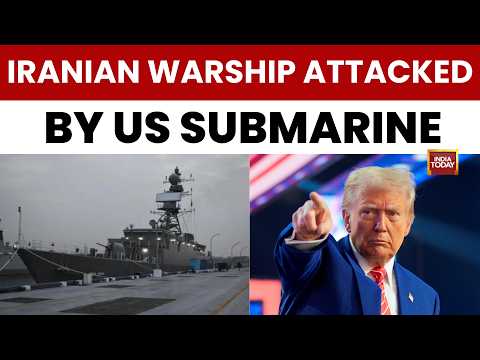 US Iran War: US Submarine Sinks Iranian Warship IRIS Dena Off Sri Lanka | Indian Ocean Tensions