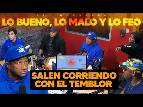 Elenco SALE CORRIENDO con el temblor (Lo Bueno, Lo Malo y lo Feo)