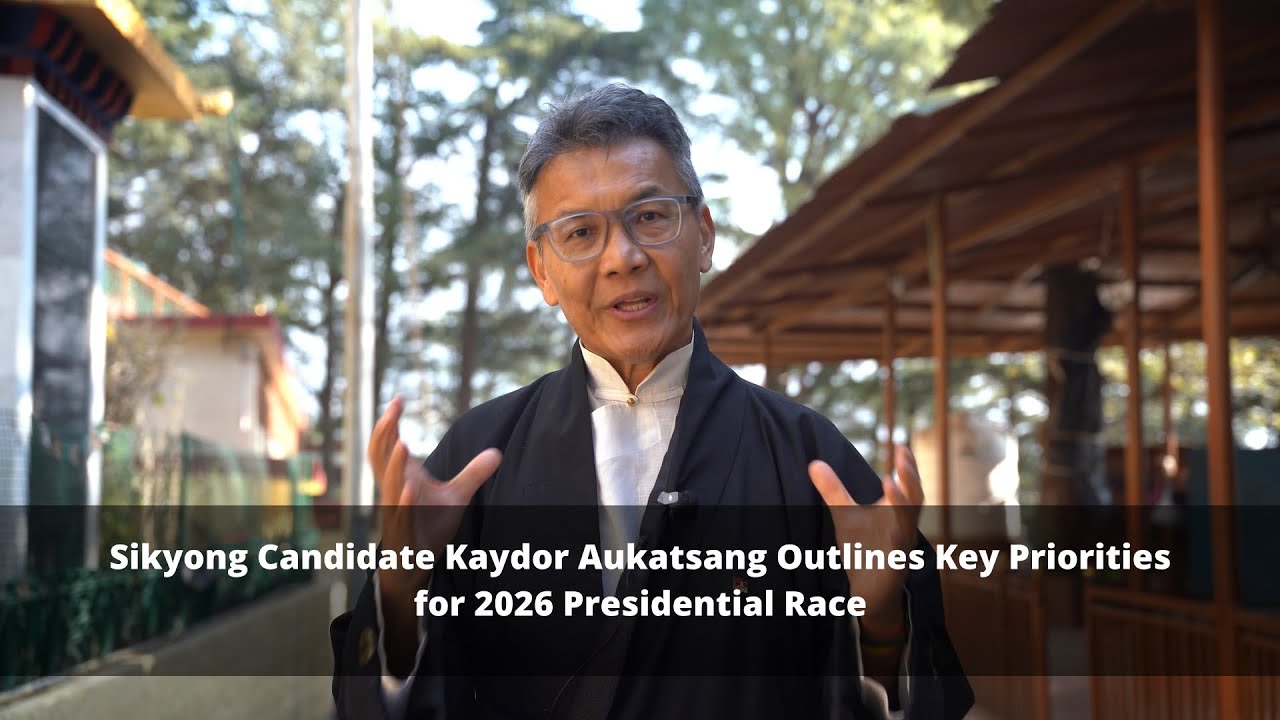 Sikyong candidate Kaydor Aukatsang Outlines Key Priorities for 2026 Presidential Race at Dharamshala