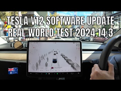 Tesla V12 Australia Model Y Software Update 2024.14.3 Full Walkthrough