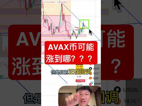 AVAX币可能涨到哪？？ #加密貨幣 #投資 #高頻交易 #比特幣 #crypto #btc #trading #虛擬貨幣 #bitcoin #bitget #币安