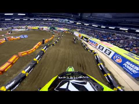 GoPro HD: Ryan Villopoto Practice Lap 2013 Monster Energy Supercross from Indianapolis 