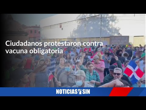 Ciudadanos protestaron contra vacuna obligatoria