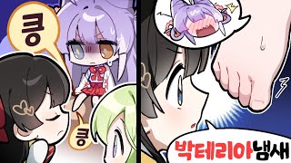 멤버들 발에서는 어떤 냄새가 날까