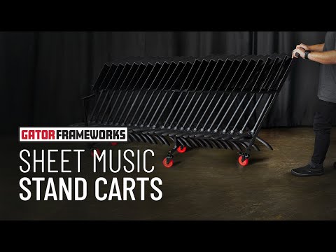 Sheet Music Stand Carts 🎼💨 Gator Frameworks