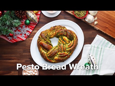 Pesto Bread Wreath