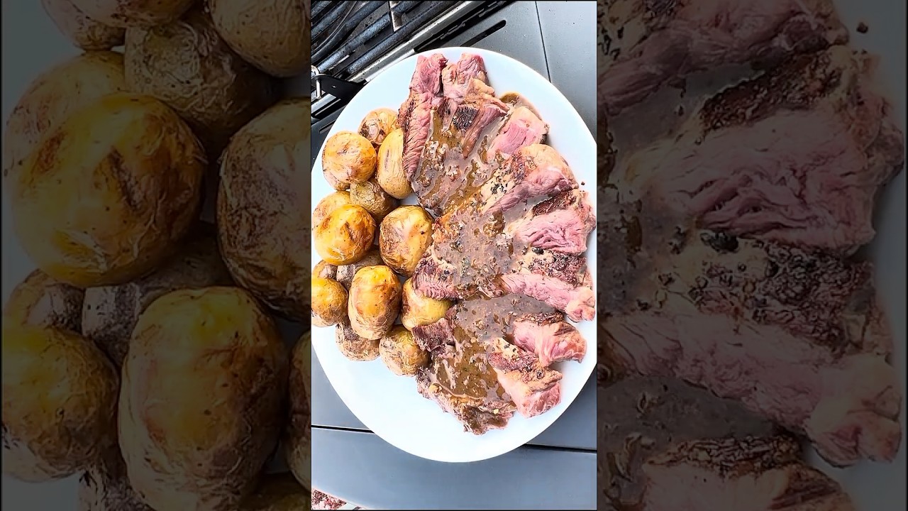 Rib eye steak s pepřovou omáčkou | Těhotnej kuchař