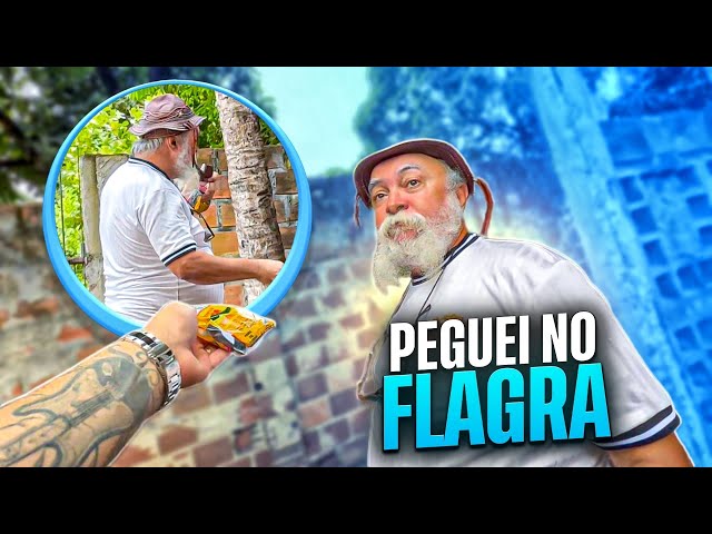 MANETIKIN PEGOU LUIZ DO SOM NO FLAGRA FUMANDO | LUIZ DO SOM