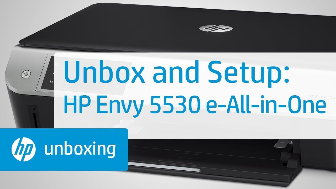 Unboxing And Setting Up The Hp Envy 5530 E All In One Printer Youtube 0467