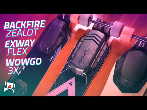 Best Electric Skateboards 2020 Boosted Alternatives: Backfire Zealot vs Exway Flex vs WowGo 3X
