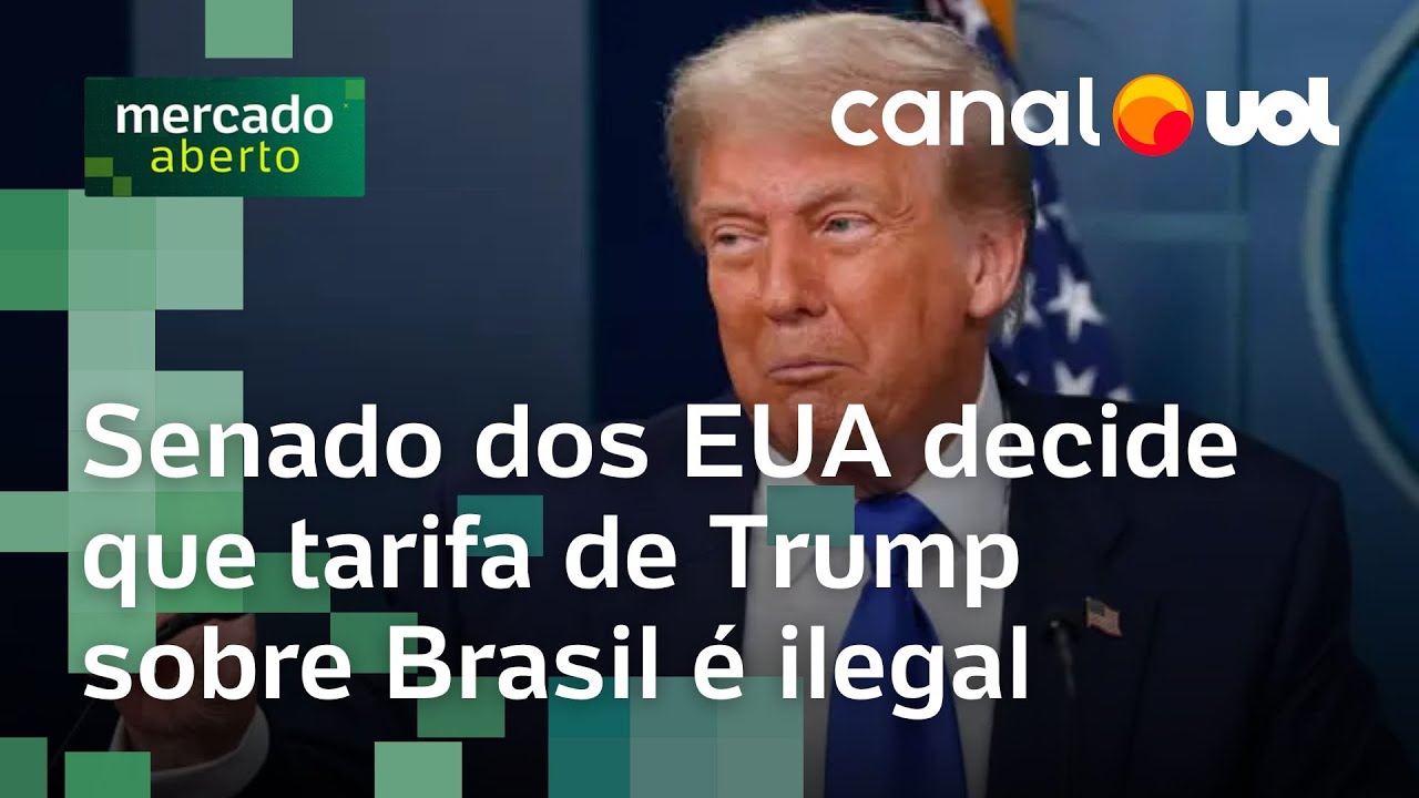 Senado dos EUA decide que tarifa de Trump sobre Brasil é ilegal
