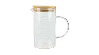 Pratinjau video produk One Two Cups Gelas Takar Ukur Measuring Cup Glass 500 ml - GG-18